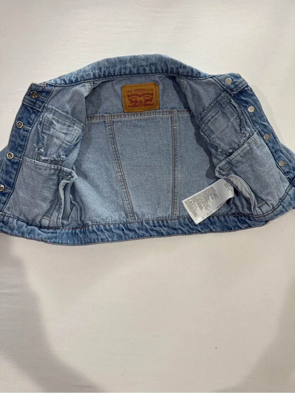 Levi’s Toddler Light Wash Denim Trucker Jacket Size 2T Classic Jean Jacket